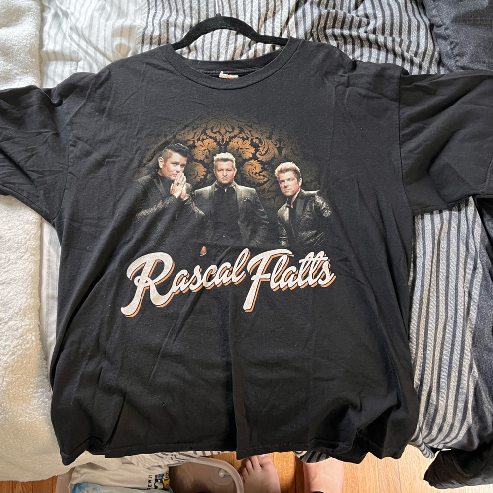 Men’s Vintage Rascal Flatts tour t shirt